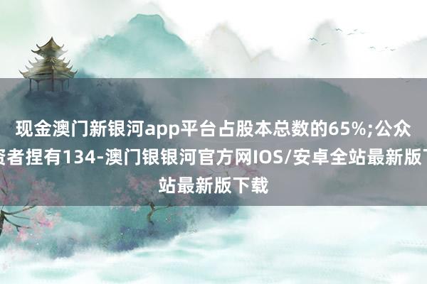 现金澳门新银河app平台占股本总数的65%;公众投资者捏有134-澳门银银河官方网IOS/安卓全站最新版下载